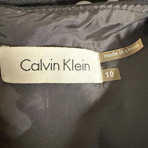 Calvin Klein Pearl Neck Sheath Dress - Picture 7 of 10